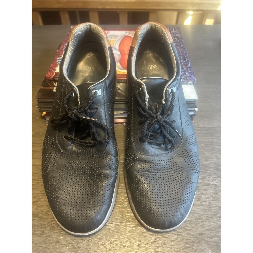 Johnston & Murphy Activate Black  Lace Up  Mens Size 8 M Sneakers Casual Shoes